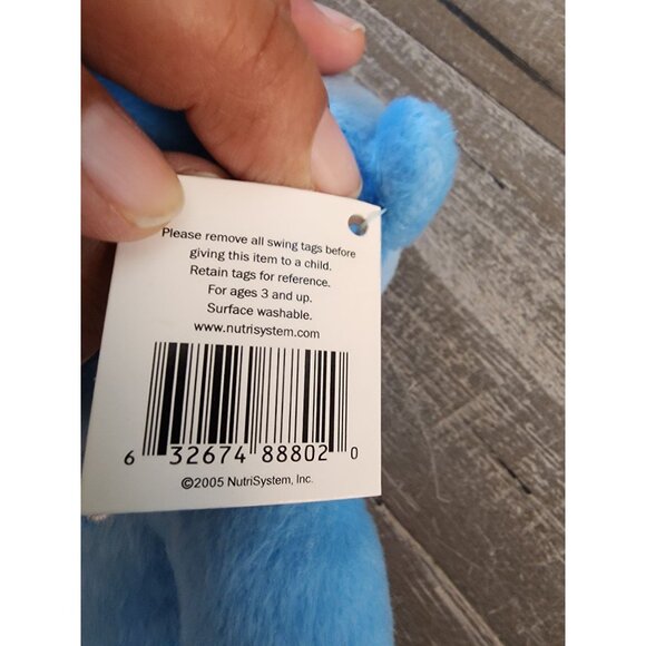 Nutrisystem Celebration Bears 20 & 30 Lbs Purple & Blue Plush Collectible - Picture 10 of 15